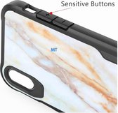 Hoesje iphone 7/8/Se2020 met buttons golden marble