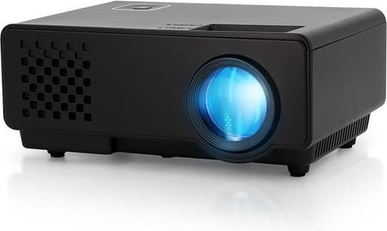 Lumeri mini beamer - mini projector - LED SMART beamer - zwart | bol.com