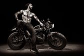 Stylish motorcycle 90 x 60  - Dibond + epoxy