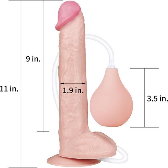 Gode éjacule réaliste - 23 cm