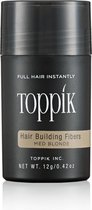 Toppik Hair Building Fibers Middenblond - 12 gram - Cosmetische Haarverdikker - Verbergt haaruitval - Direct voller haar