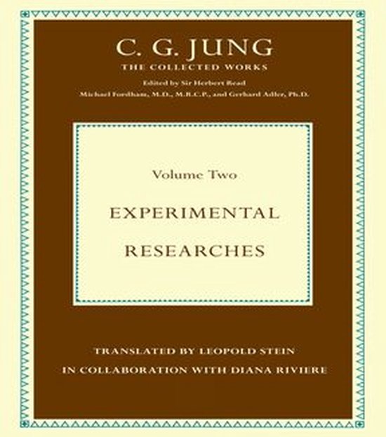 Collected Works of C. G. Jung - Experimental Researches - cover
