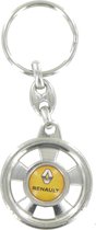 Sleutelhanger - Velg - Velgen - Auto - Renault - Metaal