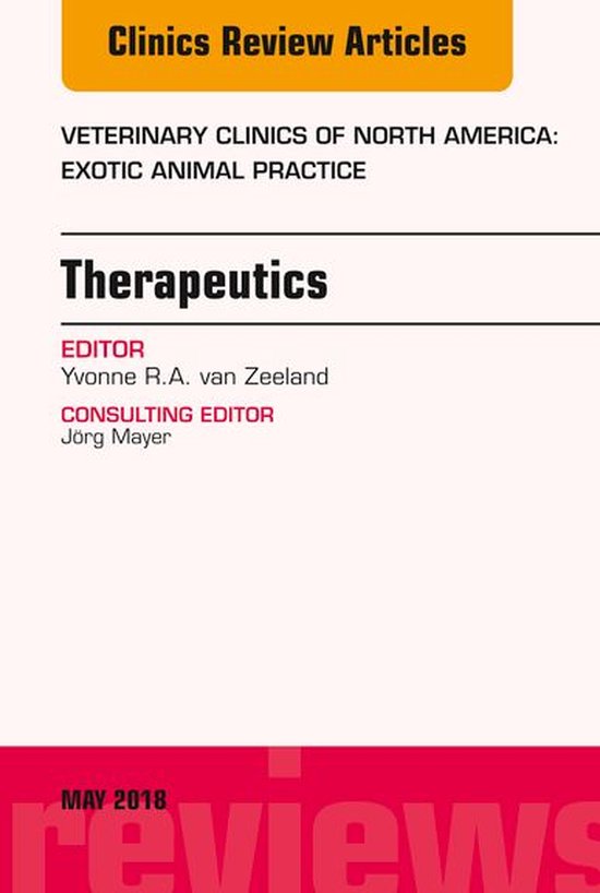 The Clinics: Veterinary Medicine Volume 21-2 - Therapeutics, ... - cover