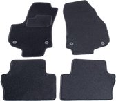 Tapis de sol sur mesure - tissu noir - convient pour Opel Zafira 2005-2011 5 places