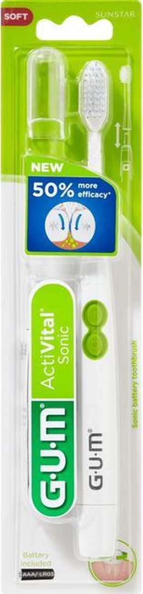 Gum elektrische tandenborstel Activital Sonic | bol.com
