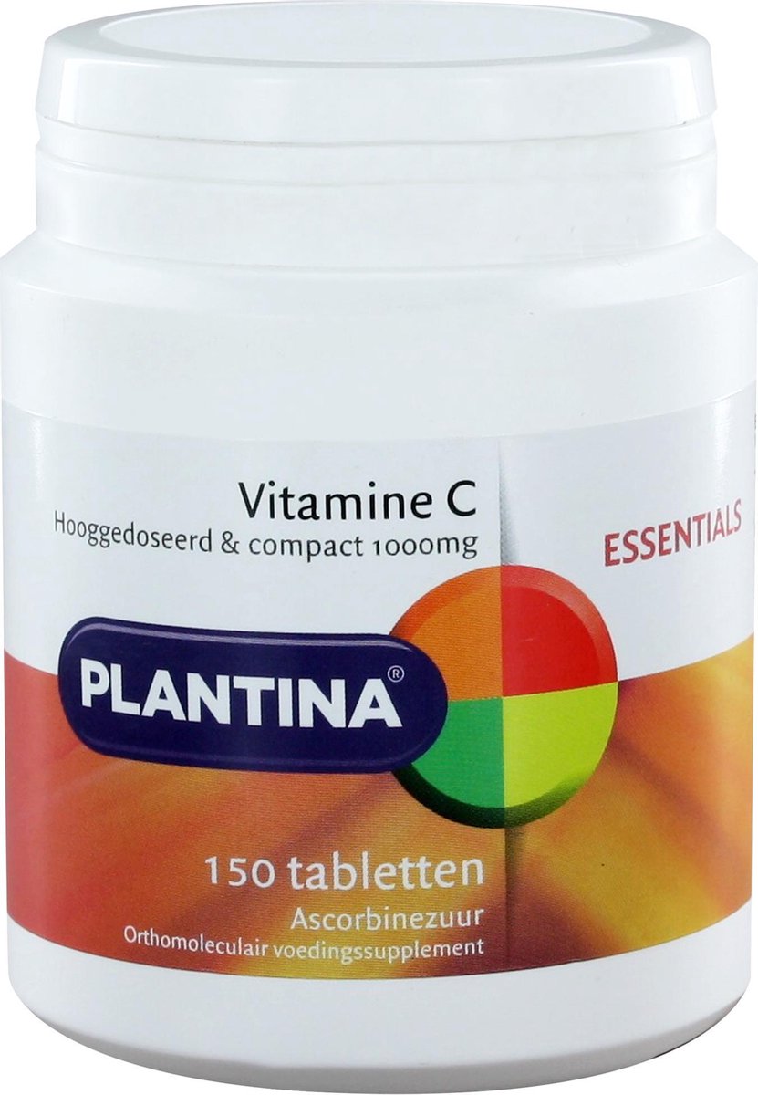 Goedkoopste Plantina Vitamine C 1000 mg - 150 Tabletten - Vitaminen