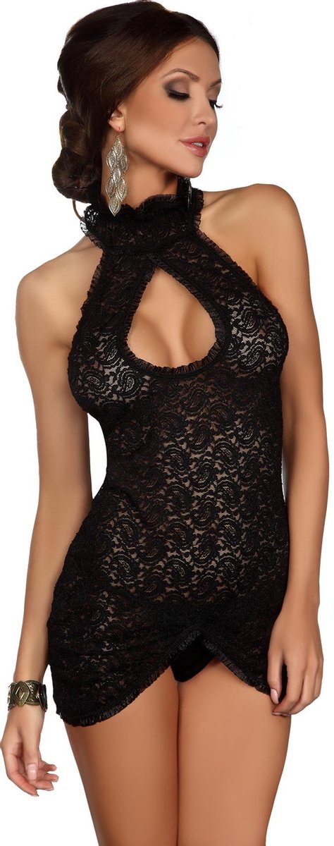 Goedkoopste Beauty Night Lavanya - Sensuele kanten jurkje L/XL