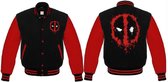 Deadpool - Splatter Logo Men College Jas - Zwart - M