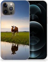 TPU Silicone Bumper pour iPhone 12 Pro Max Coque Téléphone Vache