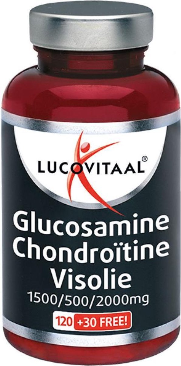 Lucovitaal Glucosamine Chondroïtine Visolie Voedingssupplement - 150  Capsules | bol.com