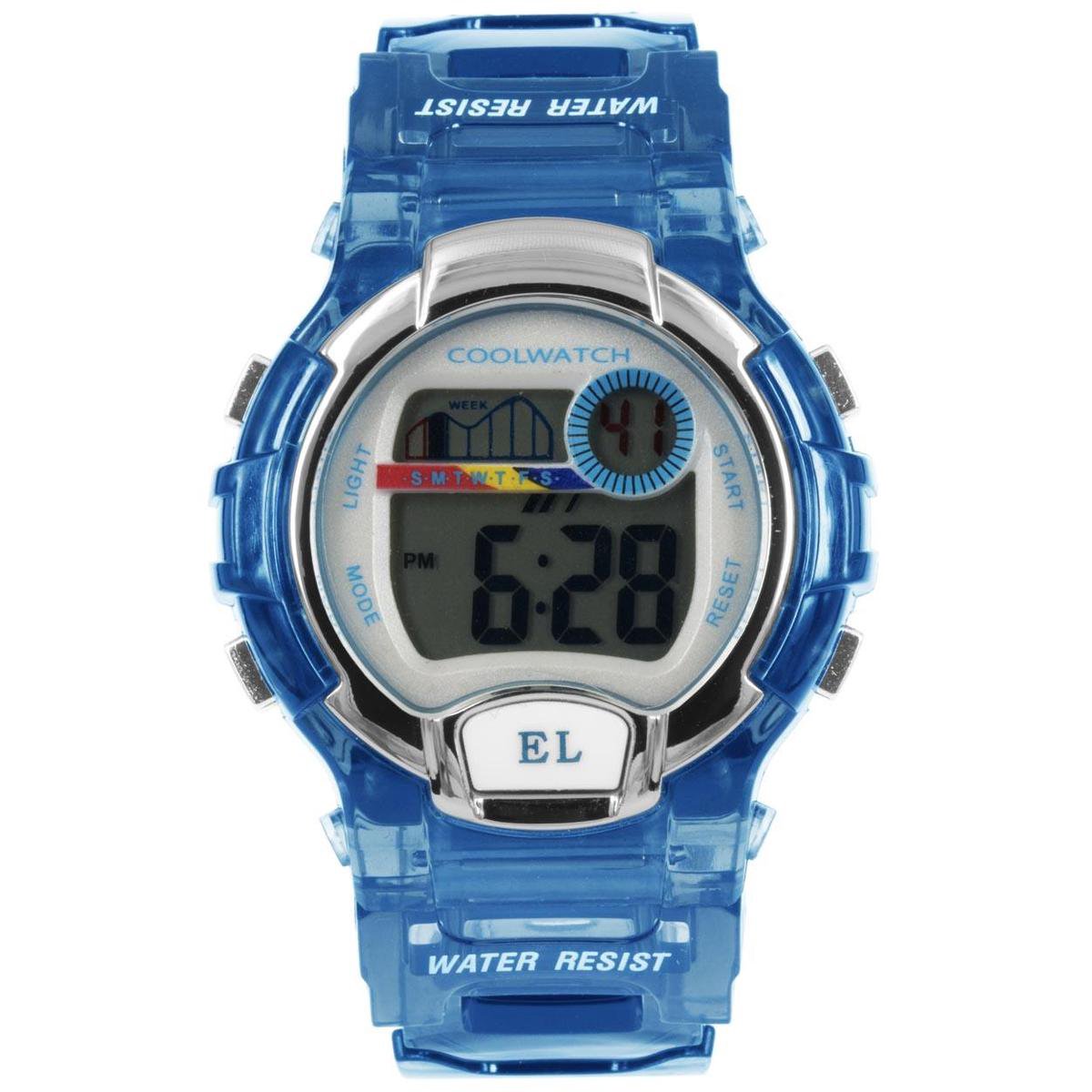 Coolwatch by Prisma CW.378 Kinderhorloge Digital kunststof-siliconen blauw 38 mm