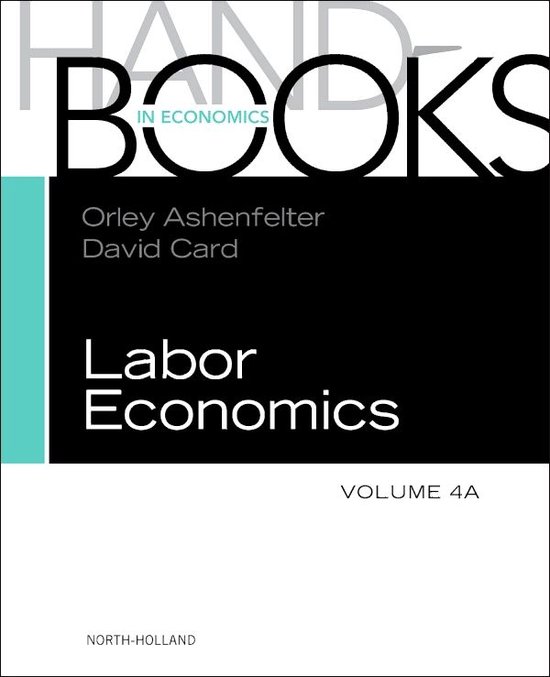 Handbook of Labor Economics, Vol 4A - cover
