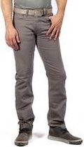 MASKOVICK Heren Clinton Twill stretch Regular -  Grey -  W32 X L36
