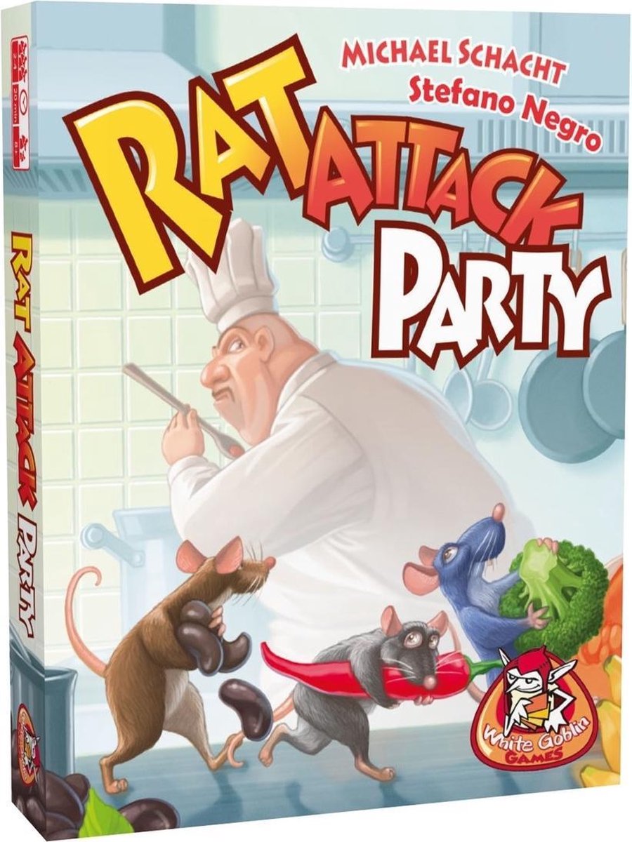 White Goblin Games Kaartspel Rat Attack Party (nl)