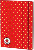 Stifflexible Notitieboek Strawberry 21 X 15 Cm Karton/ivoor Papier