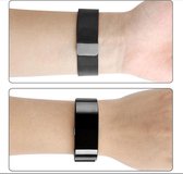 Zwarte Milanees Bandje voor Fitbit Charge 3 / Charge 3 SE / Charge 4 – Milanese smartwatch strap - Polsbandje - Staal - RVS