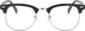 Oculaire | Skagen | Mat-zwart | Veraf-bril |-1,50 | Anti-blauwlicht |  Inclusief brillenkoker en microvezel doek | Geen Leesbril |