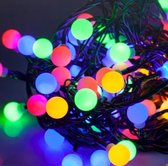 LED kerstverlichting - Gekleurde bolletjes - 100 stuks - 10 meter - koppelbaar