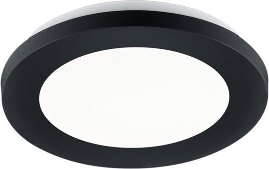 Plafonnier Reality Camillus - Zwart - LED intégrée - Avec fonction dim 4 niveaux - 17cm