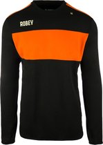 Robey Sweater - Voetbaltrui - Black/Orange - Maat S