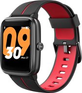 SmartWatch-Trends S205G - Smartwatch met eigen GPS Functie - Zwart met Rood