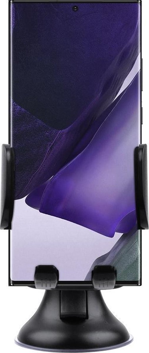 Shop4 - Samsung Galaxy Note 20 Ultra Autohouder Instelbare Raamhouder Zwart