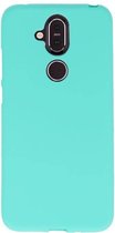 Wicked Narwal | Color TPU Hoesje voor Nokia 8.1 Turquoise