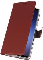 Wicked Narwal | Wallet Cases Hoesje voor Samsung Galaxy S9 Plus Bruin