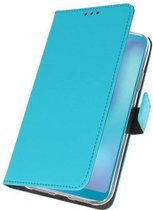 Wicked Narwal | Wallet Cases Hoesje voor Samsung Samsung Galaxy A6s Blauw