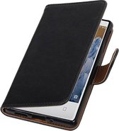 Wicked Narwal | Pull-UP bookstyle / book case/ wallet case Hoes voor Nokia 3 Zwart