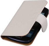 Wicked Narwal | bookstyle / book case/ wallet case Hoes voor Samsung Galaxy S3 mini i8190 Wit