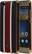 Wicked Narwal | M-Cases Ruit Design backcover hoes voor Huawei P8 Lite Bruin