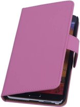 Wicked Narwal | bookstyle / book case/ wallet case Hoes voor Samsung Galaxy Note 3 N9000 Roze