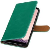 Wicked Narwal | Premium TPU PU Leder bookstyle / book case/ wallet case voor Samsung Galaxy S8 Plus Groen