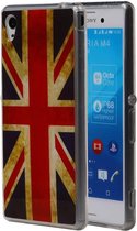 Wicked Narwal | Britse Vlag TPU Hoesje voor sony Xperia M4 Aqua UK