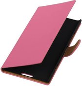 Wicked Narwal | bookstyle / book case/ wallet case Hoes voor Nokia Microsoft Lumia 1020 Roze