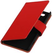 Wicked Narwal | bookstyle / book case/ wallet case Hoes voor sony Xperia Z4 Compact Rood