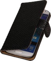 Wicked Narwal | Snake bookstyle / book case/ wallet case Hoes voor Samsung Galaxy Alpha G850 Zwart