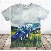 s&C Tractor shirt h45 - 122/128