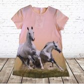 S&C T-shirt met paard J04 - 98/104