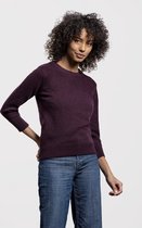Loop.a life Duurzame Trui Weekend Sweater driekwart Dames - Paars - Maat S