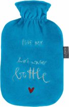 Love My Hotwater Bottle Blauw Warmwaterkruik