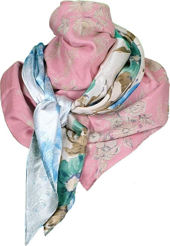 By Lolah re-born vintage zijden shawl | sjaal Rachelle | bol.com