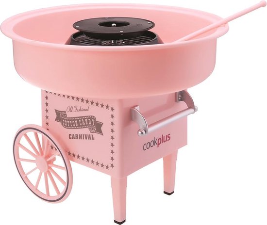 Cookplus - Suikerspinmachine - Suikerspin maken - Voor Kinderen - Roze |  bol.com