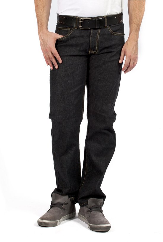 DJX Heren Jeans 121 stretch Regular -  Blackstone - W34 X L36