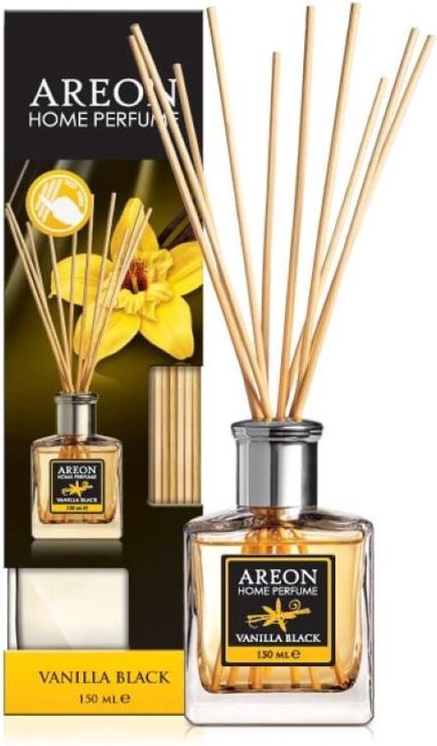 Areon home Vanilla black geurstokjes - vanille geurstokjes -  interieurparfum | bol.com
