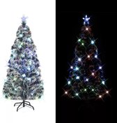 Kunstkerstboom - Kerstboom - Met standaard - Inclusief LED lampjes - 220 takken - 180 cm hoog