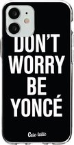 Casetastic Apple iPhone 12 Mini Hoesje - Softcover Hoesje met Design - Don't Worry Be Yonc Print