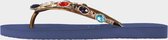 Uzurii Dames Teenslippers Colorful - Blauw - Maat 41/42